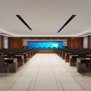 现代报告厅3D模型下载